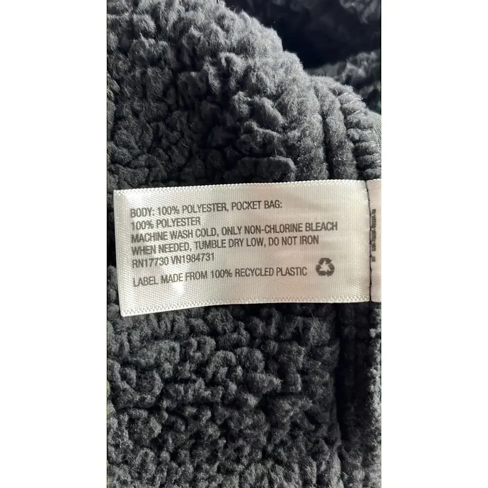 All in Motion‎ Cozy Cowl Neck Pullover Women XXL Black NEW Sherpa Fleece Pocket